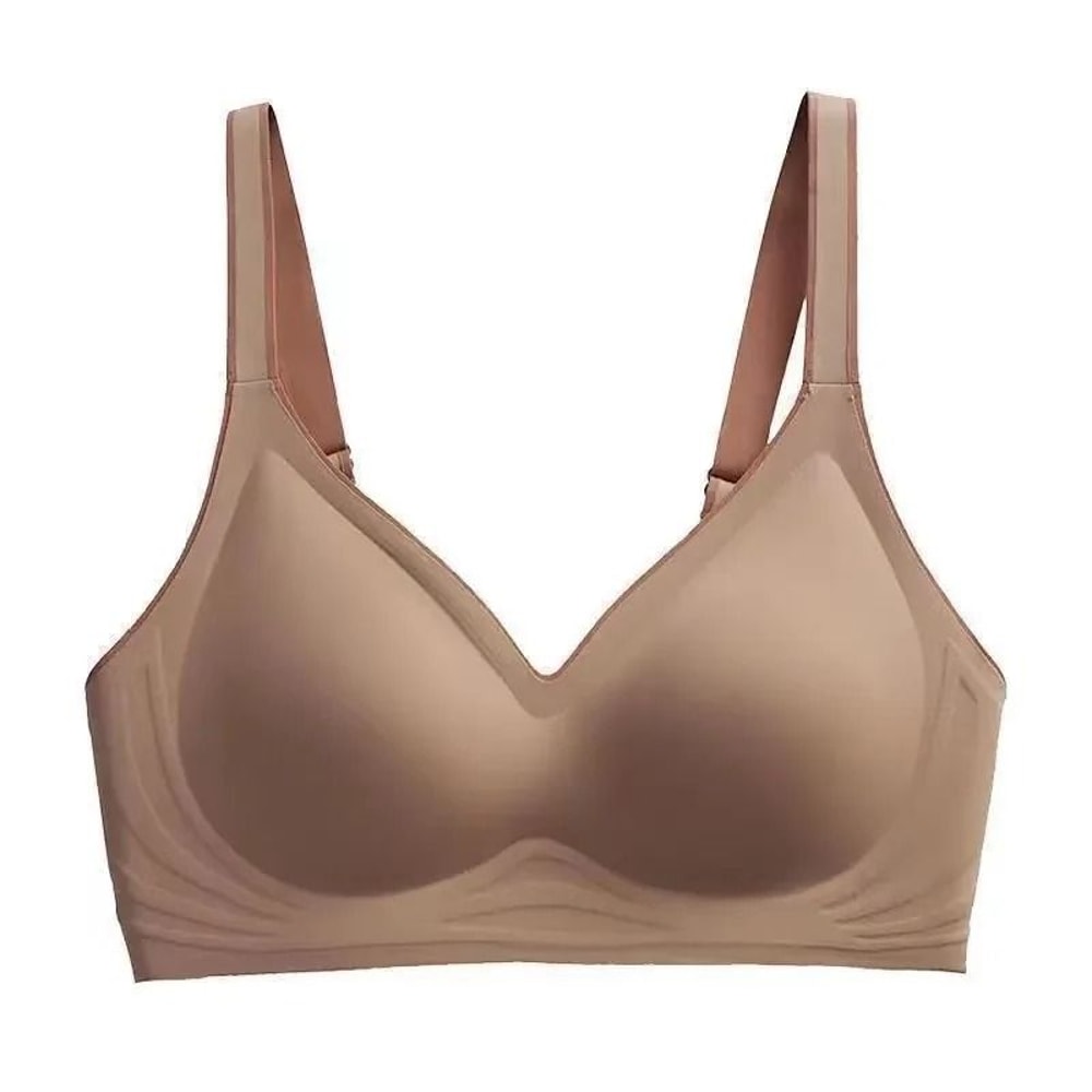 Contrast Color Gradient Seamless Push Up Bra Without Underwire For Women 11