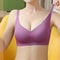 Contrast Color Gradient Seamless Push Up Bra Without Underwire For Women 1
