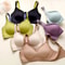 Contrast Color Gradient Seamless Push Up Bra Without Underwire For Women 2