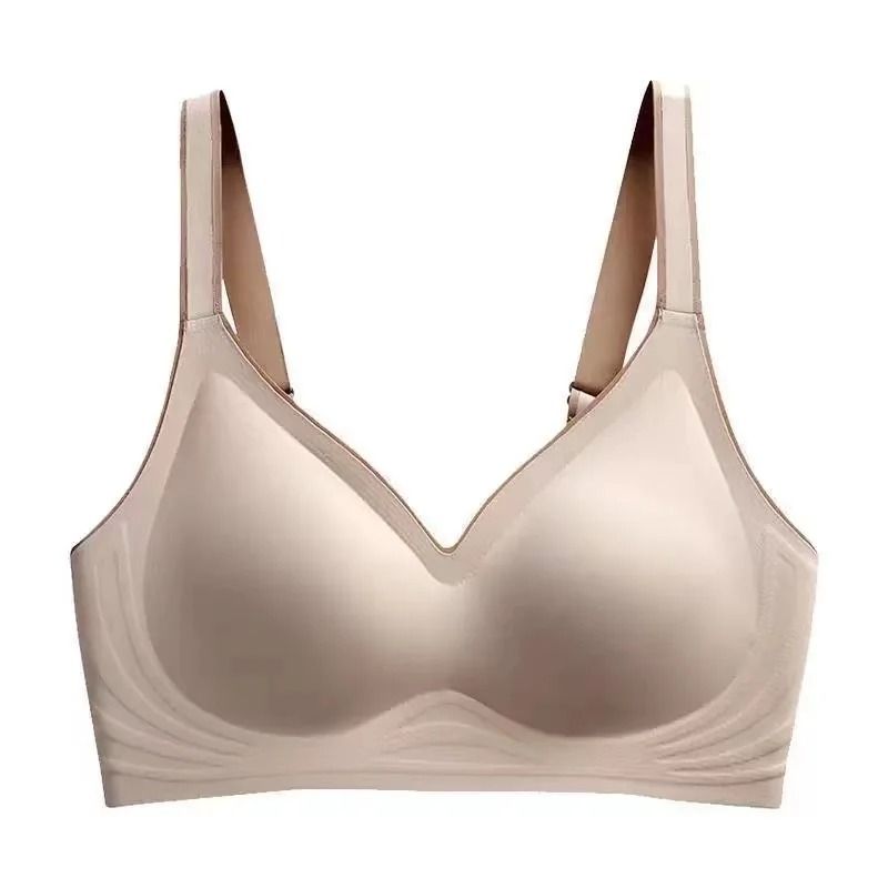Contrast Color Gradient Seamless Push Up Bra Without Underwire For Women 6