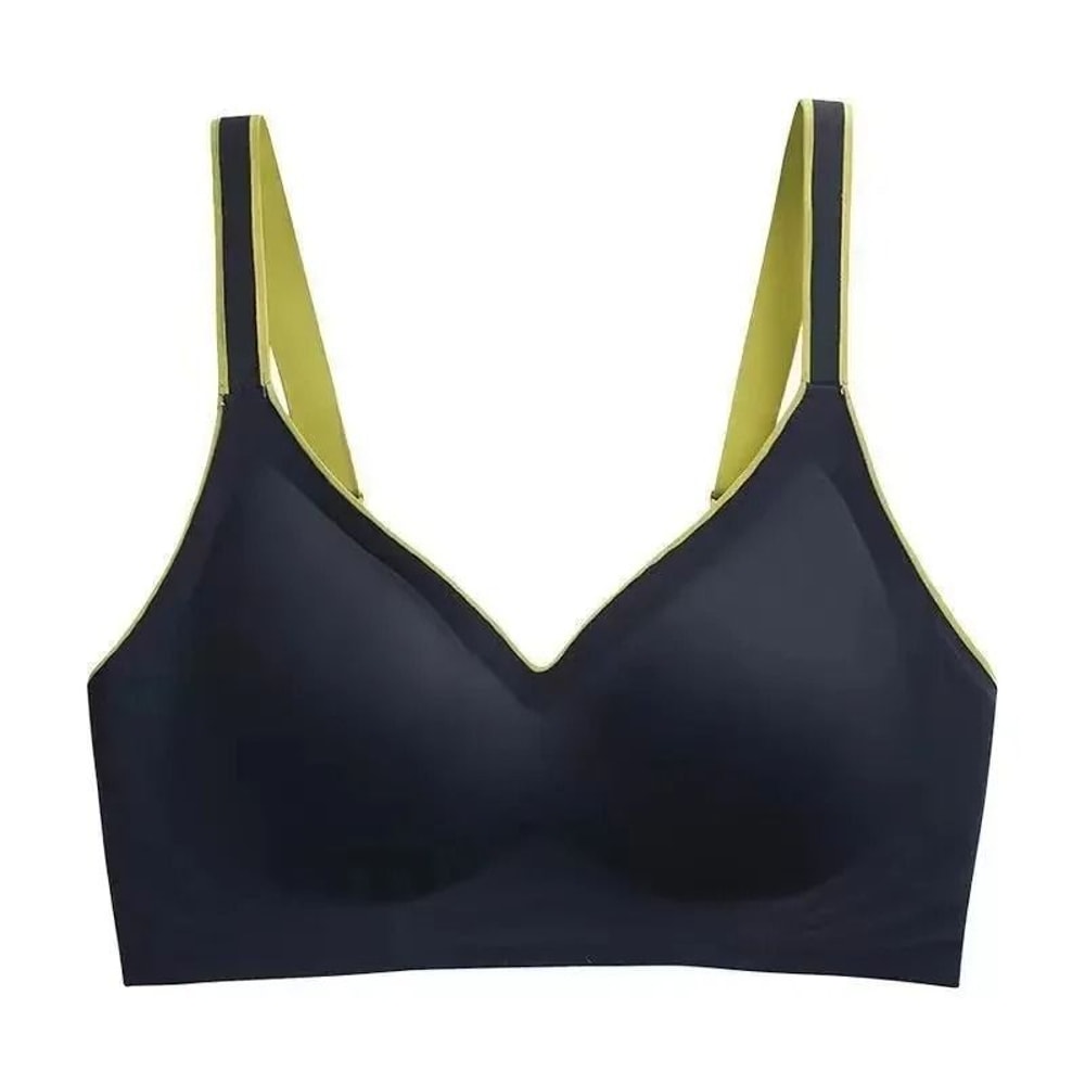 Contrast Color Gradient Seamless Push Up Bra Without Underwire For Women 7