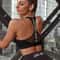 Women Fitness Letter Sports Bra Push Up Yoga Crop Top 6