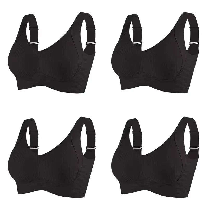 Wireless Seamless Push Up Bralette Set For Women Large Size 9