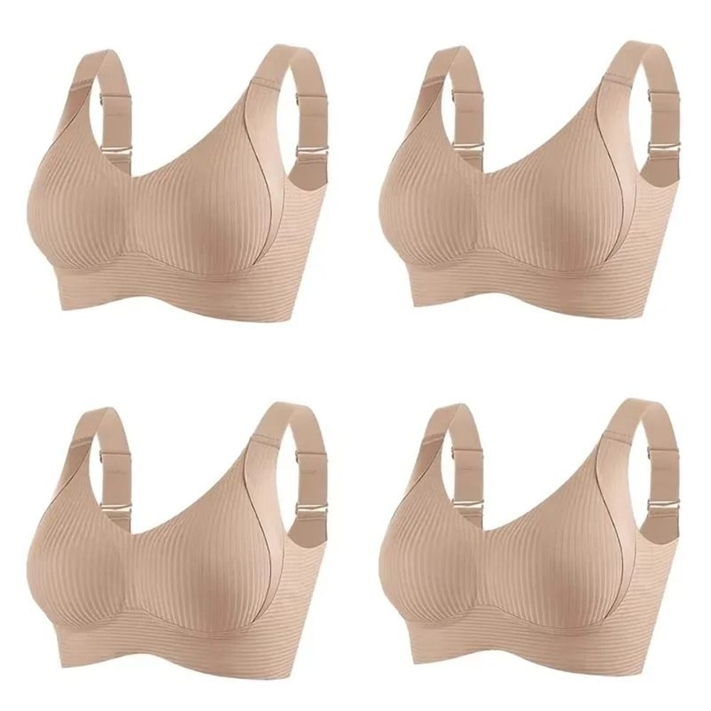 Wireless Seamless Push Up Bralette Set For Women Large Size 10