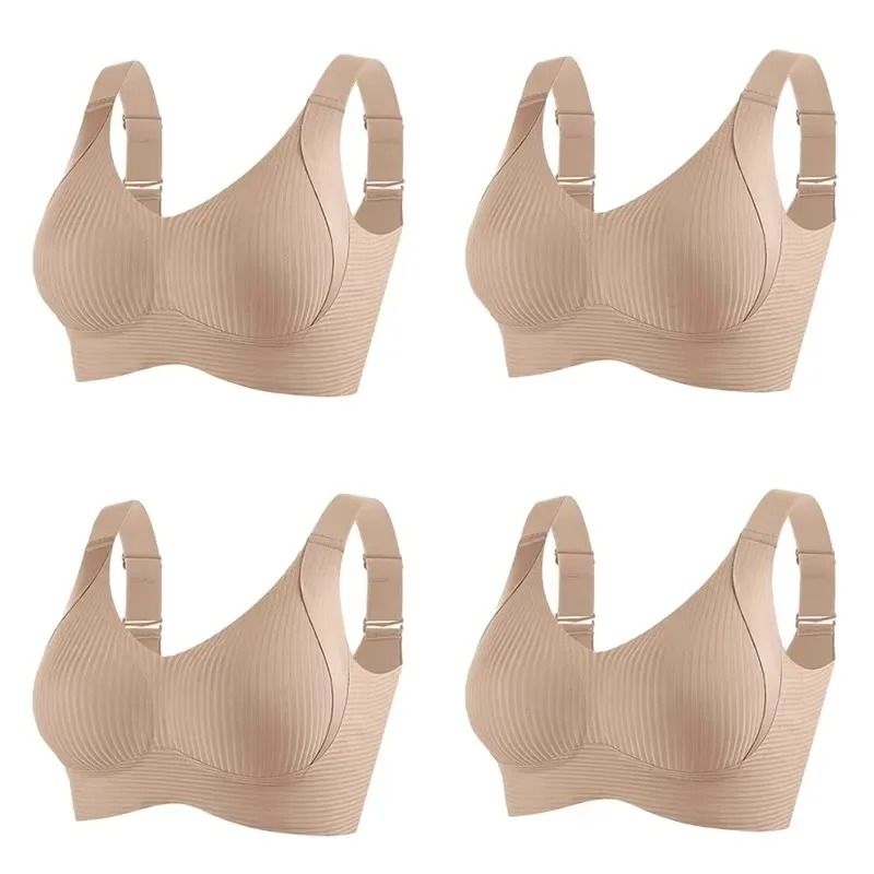 Wireless Seamless Push Up Bralette Set For Women Large Size 10