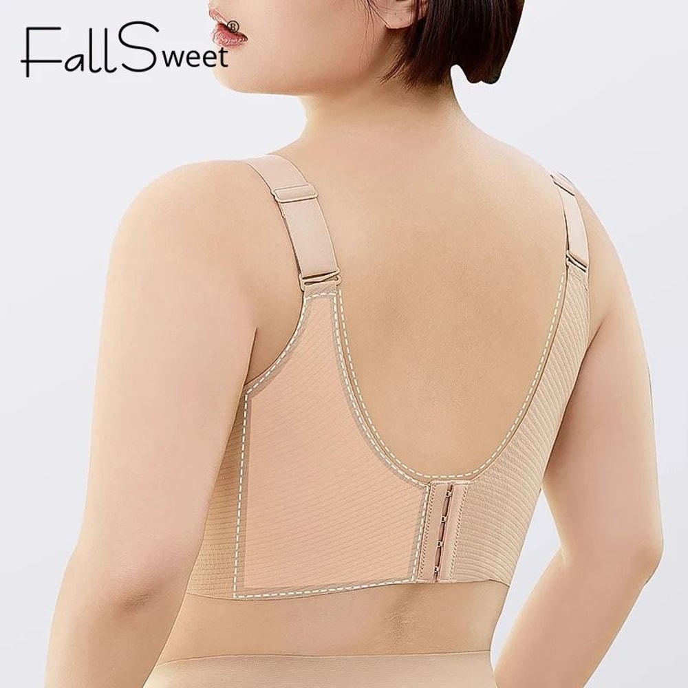 Wireless Seamless Push Up Bralette Set For Women Large Size 3