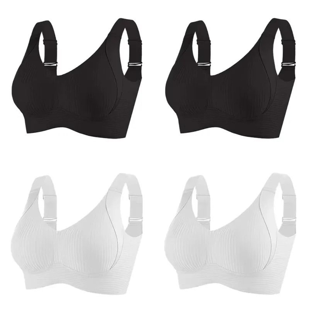 Wireless Seamless Push Up Bralette Set For Women Large Size 7