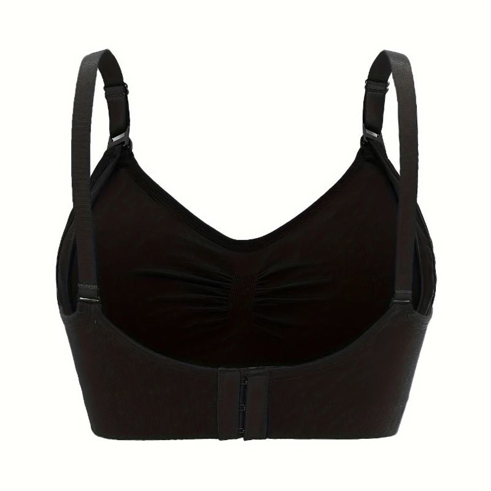 Plus Size Seamless Nursing Bra Set For Breastfeeding Women 3