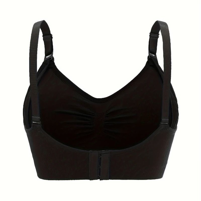 Plus Size Seamless Nursing Bra Set For Breastfeeding Women 3