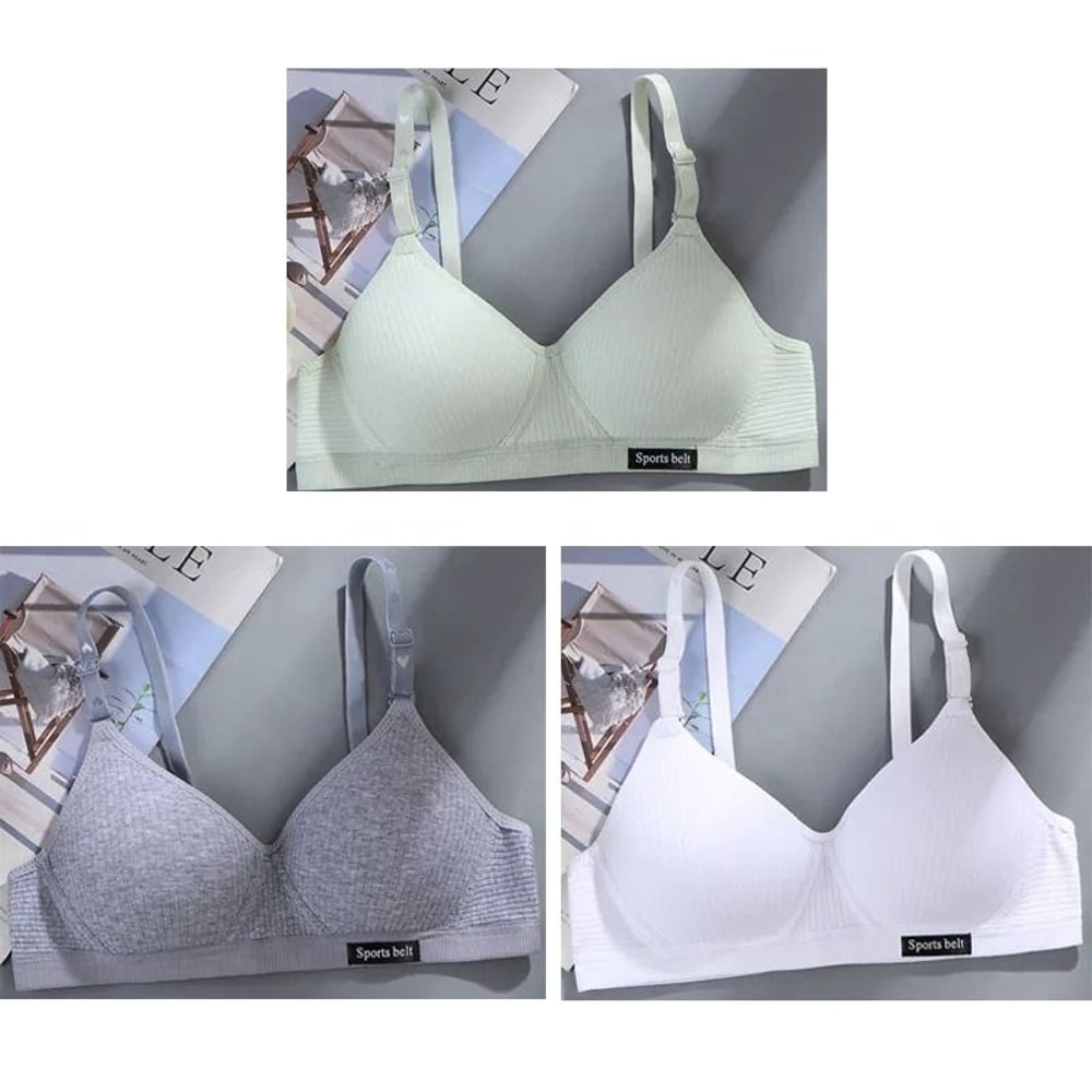 Seamless Wireless Push Up Bra Set For Girls And Women 12