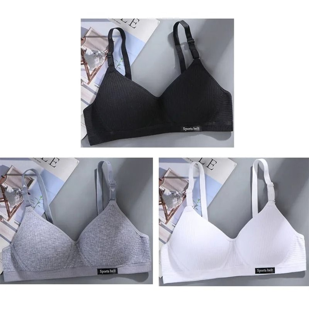 Seamless Wireless Push Up Bra Set For Girls And Women 13