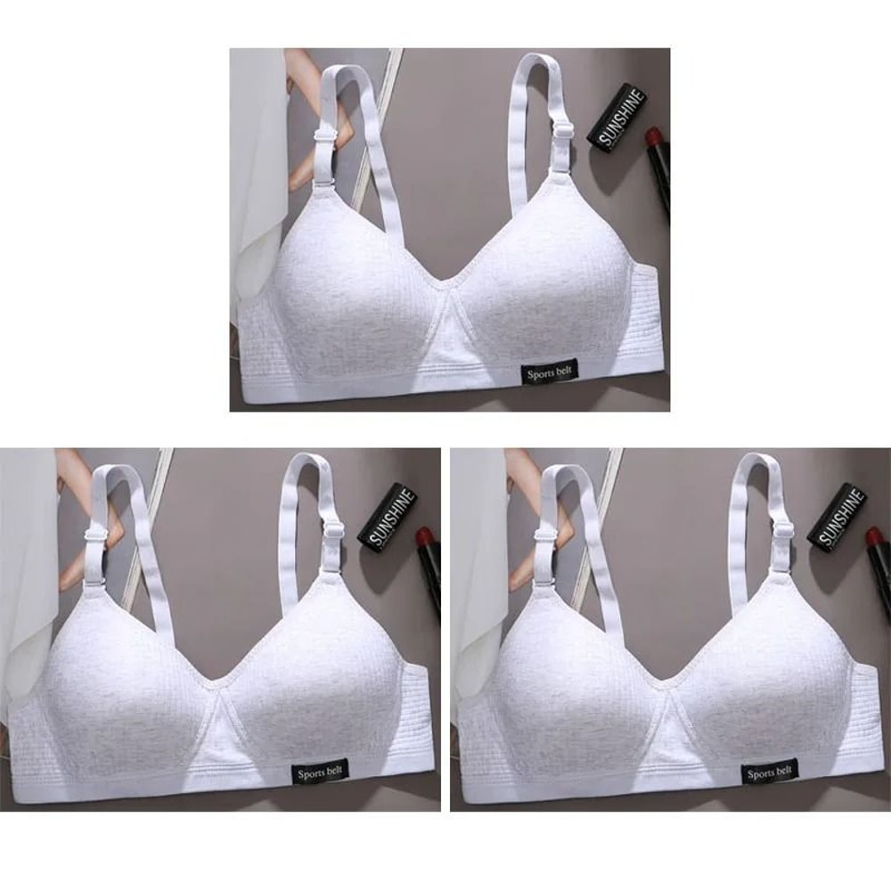 Seamless Wireless Push Up Bra Set For Girls And Women 7