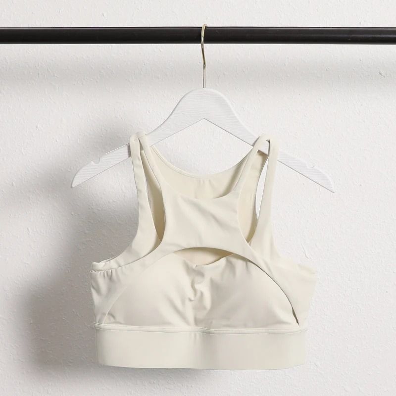 Women Compression Cross Strap Sports Bra With Removable Pads 6