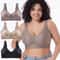 Seamless Wireless Push Up Bra Set For Women Large Size 0