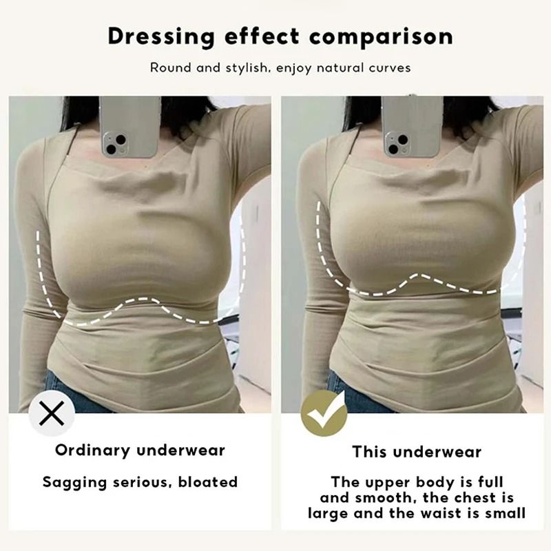 Seamless Wireless Push Up Bra Set For Women Large Size 3