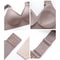 Seamless Wireless Push Up Bra Set For Women Large Size 4