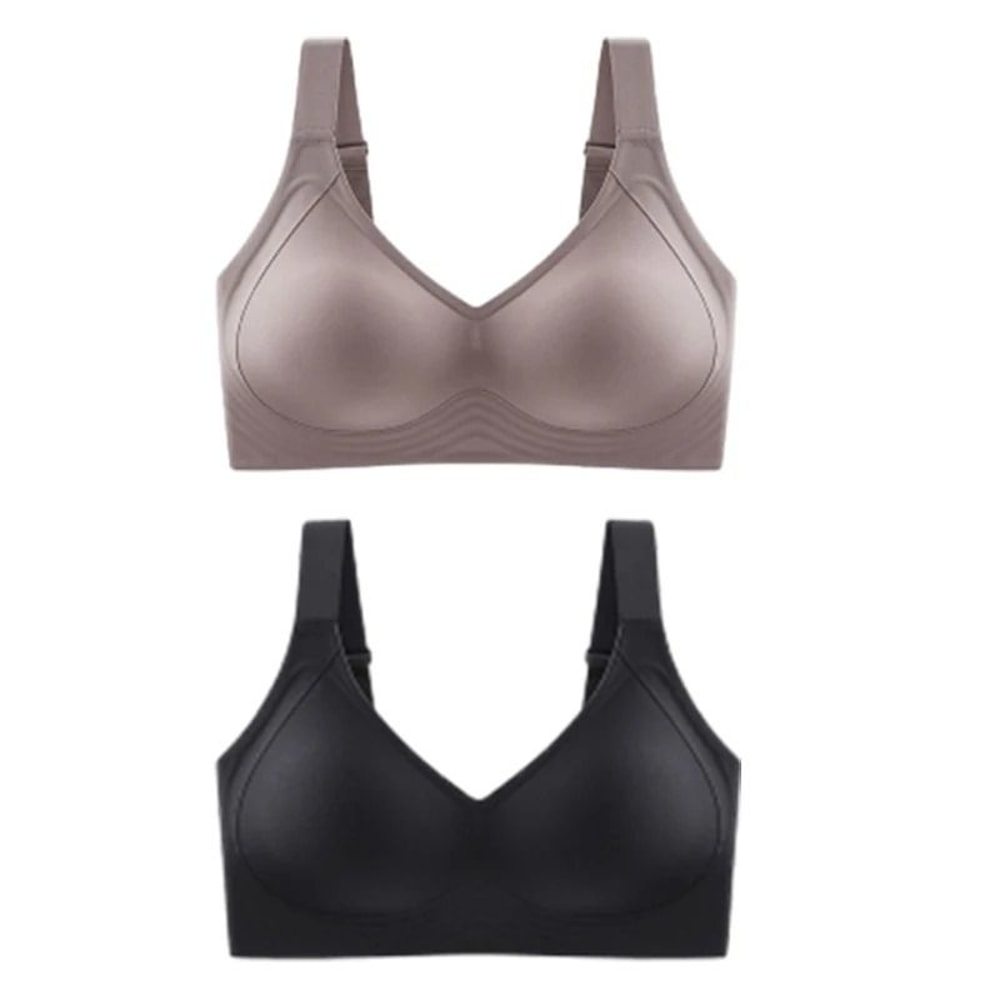 Seamless Wireless Push Up Bra Set For Women Large Size 5