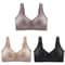 Seamless Wireless Push Up Bra Set For Women Large Size 8