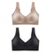 Seamless Wireless Push Up Bra Set For Women Large Size 7