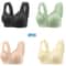 Front Buckle Soft Cotton Bra For Elderly Women No Underwire 28