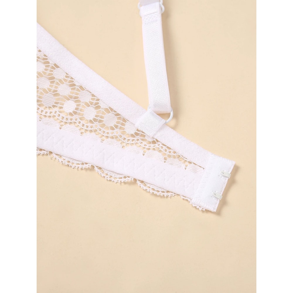 Womens Lace Push Up Bra With Underwire Breathable Comfort Fit 5