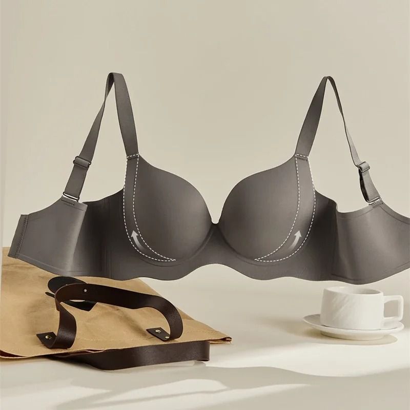 Large Size Wireless Strapless Bra For Women Breathable Anti Sagging Support 4