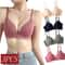 Seamless Non Wire Push Up Bras Set For Women With Glossy Comfort Fit 0