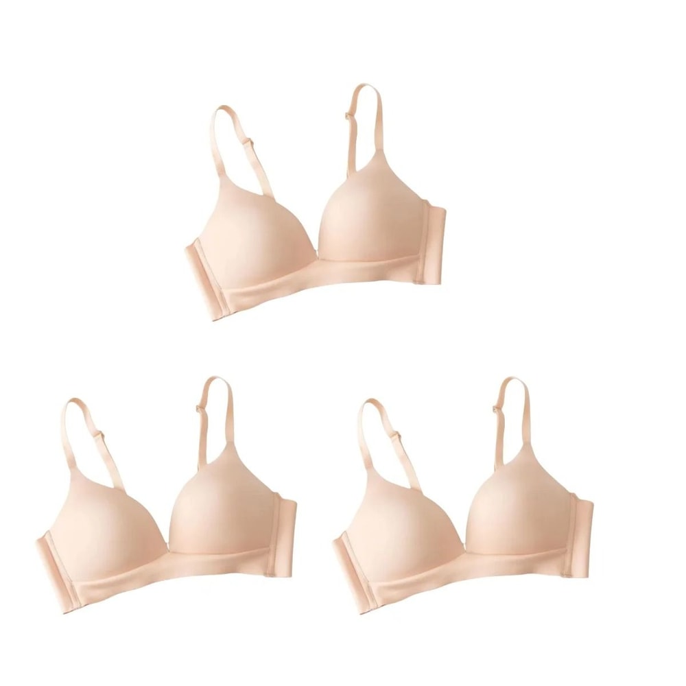 Seamless Non Wire Push Up Bras Set For Women With Glossy Comfort Fit 9