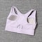 Front Zipper High Support Cross Back Sports Bra For Women 1