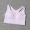 Front Zipper High Support Cross Back Sports Bra For Women 2