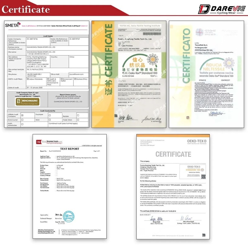 DAREVIE Men Cycling Bib Shorts With 3D Gel Pad For Long Distance Riding And Breathable Compression 4