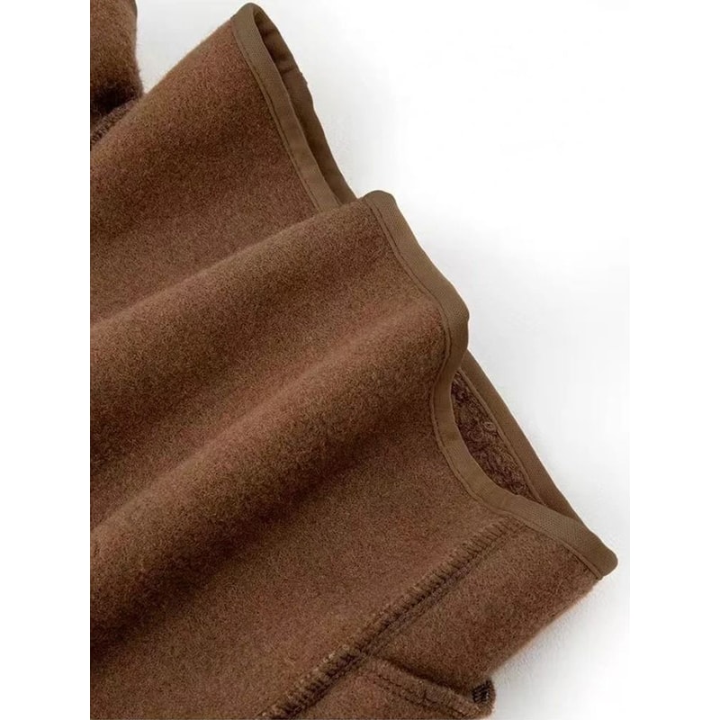 Womens Faux Lamb Fur High Waisted Winter Shorts Warm Fleece Korean Style Outerwear Hot Pants 5