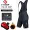 X Tiger Thermal Winter Cycling Bib Shorts Mens Fleece Padded MTB Road Bike Bib Pants With Back Pock 0