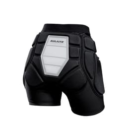 3d protective padded shorts with eva silicone hip and knee pads for cycling snowboarding skating impact protection