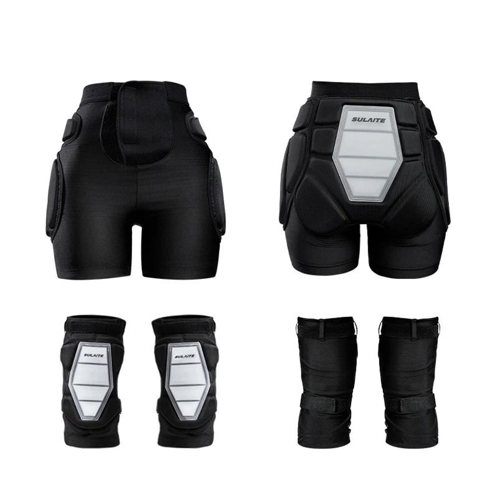 3D Protective Padded Shorts With EVA Silicone Hip And Knee Pads For Cycling Snowboarding Skating Im 3