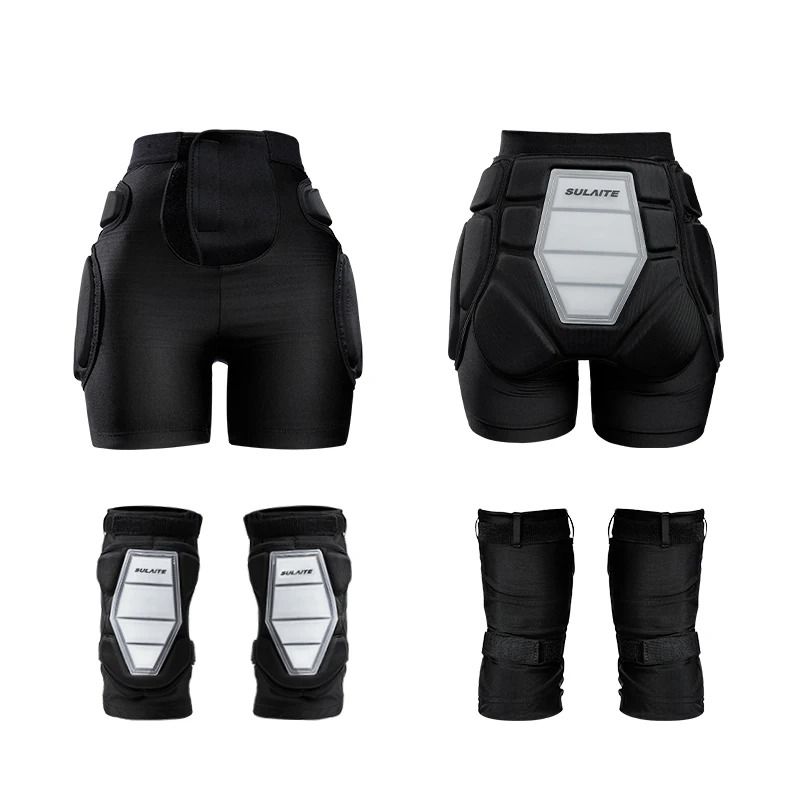 3D Protective Padded Shorts With EVA Silicone Hip And Knee Pads For Cycling Snowboarding Skating Im 3