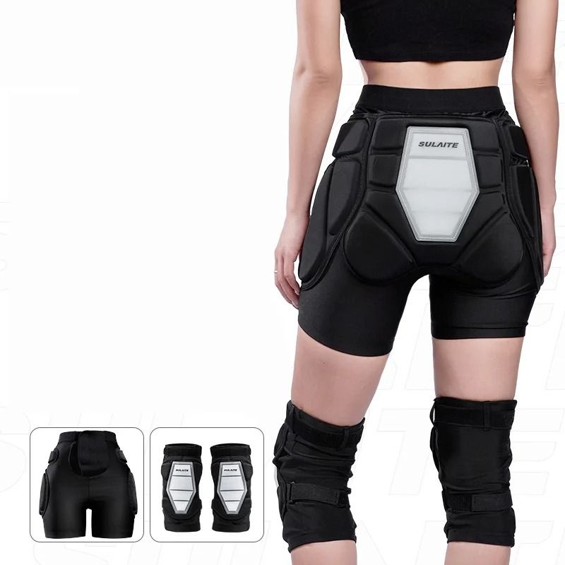 3D Protective Padded Shorts With EVA Silicone Hip And Knee Pads For Cycling Snowboarding Skating Im 4
