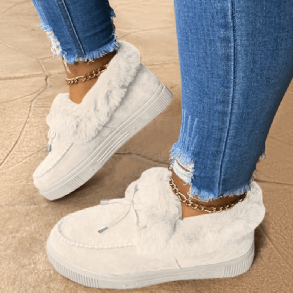 non slip fleece shoes for cold floors