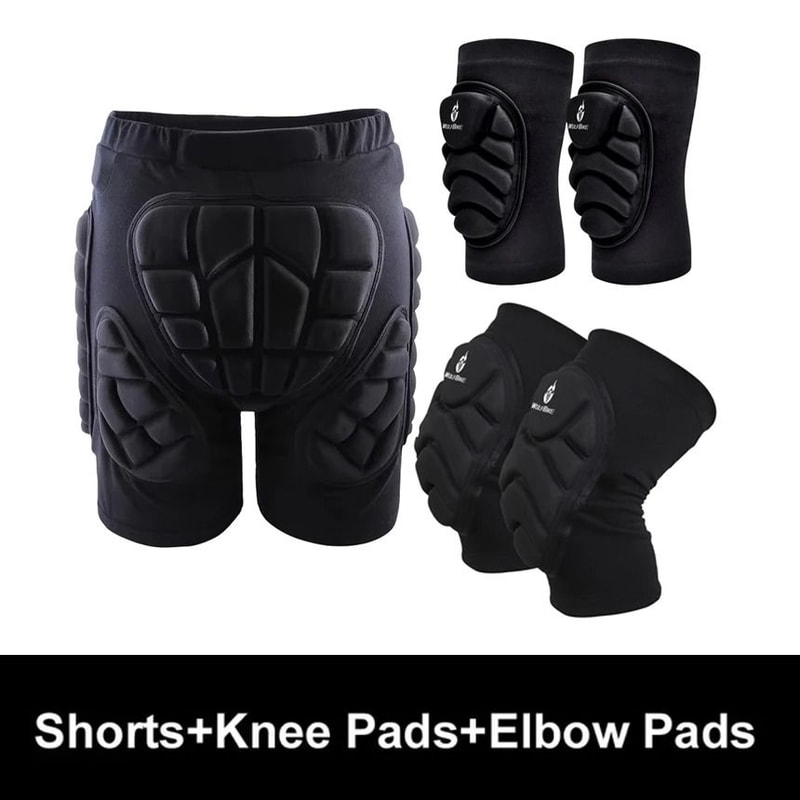 WOSAWE Padded Motorcycle Shorts Hip Protection Armor For Ski Snowboard Skate And Riding 7