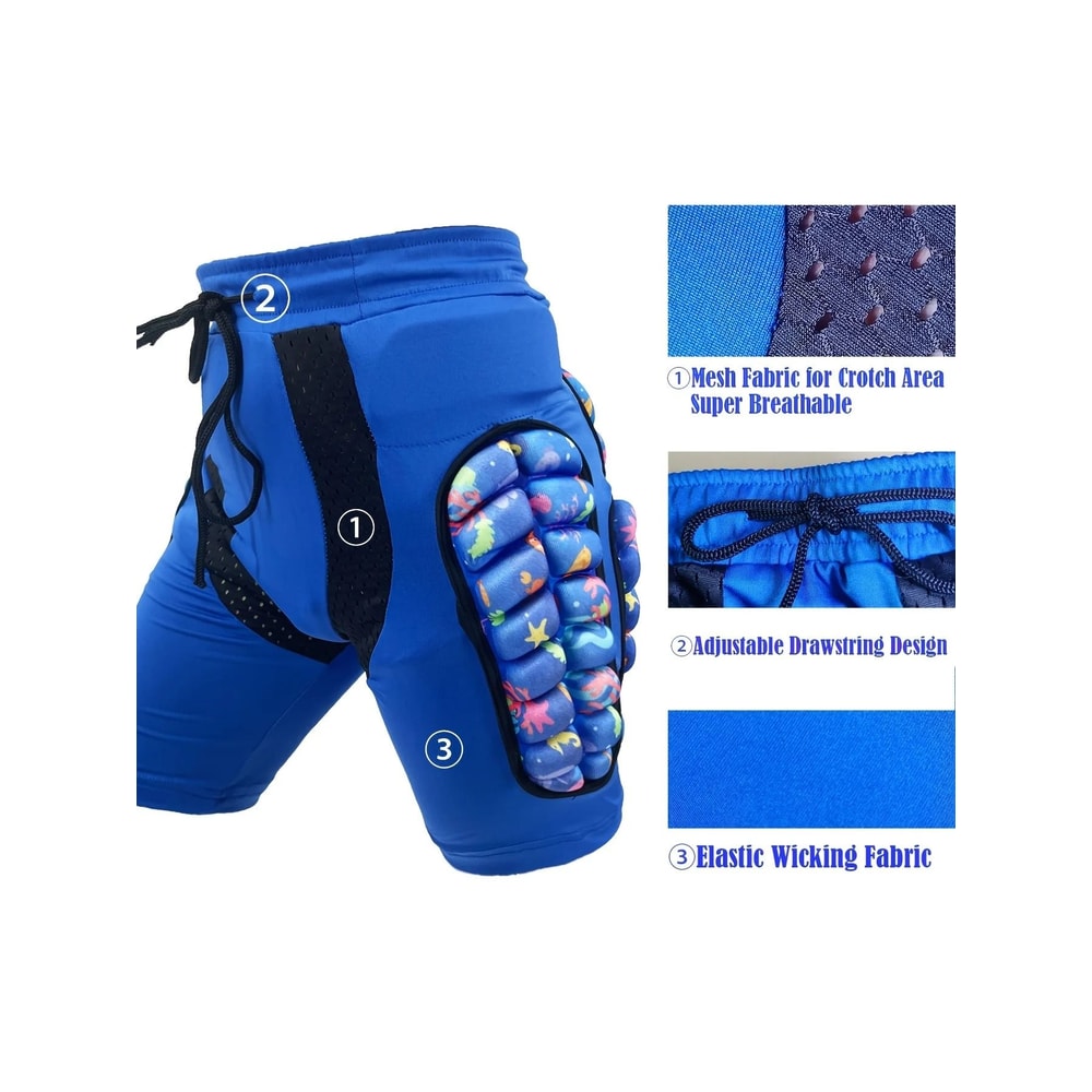AVIVOR Kids Protective Padded Shorts For Snowboarding Skating And Skiing With 3D Hip Protection 1