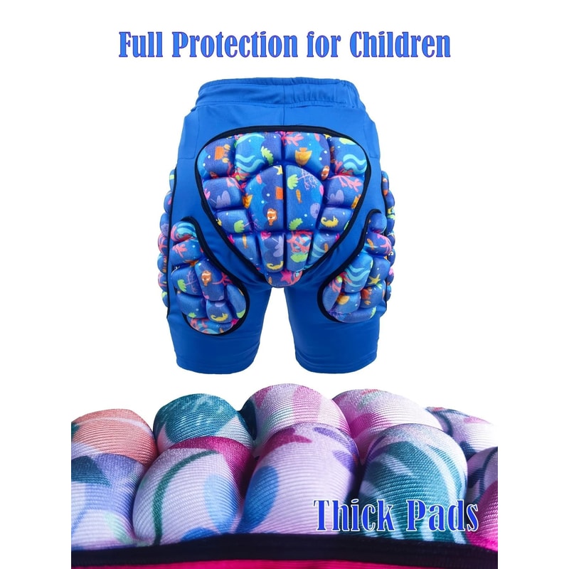 AVIVOR Kids Protective Padded Shorts For Snowboarding Skating And Skiing With 3D Hip Protection 3
