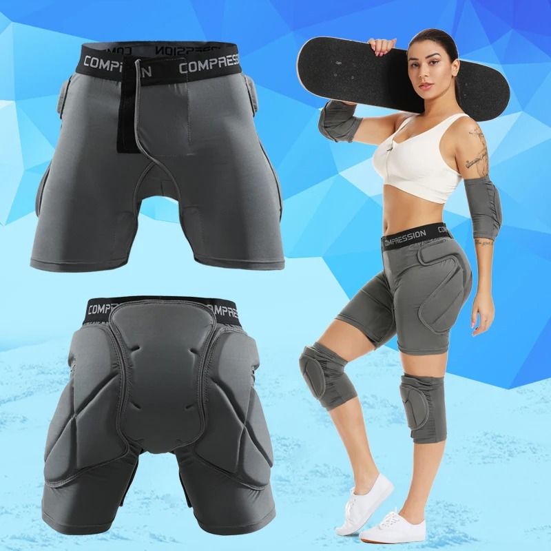 Adult Snowboard Hip Protector Padded Shorts For Ski Skate Hockey Impact Protection 3
