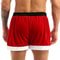 Mens Christmas Santa Claus Flannel Cosplay Shorts Sexy Holiday Boxer Costume 3