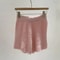 Womens Autumn Winter Faux Mink Knit Shorts Soft High Waist Elastic Homewear 6
