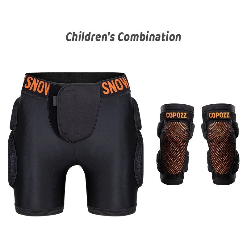 COPOZZ Children Protective Hip And Knee Pad Shorts For Ski Snowboard Skating 7