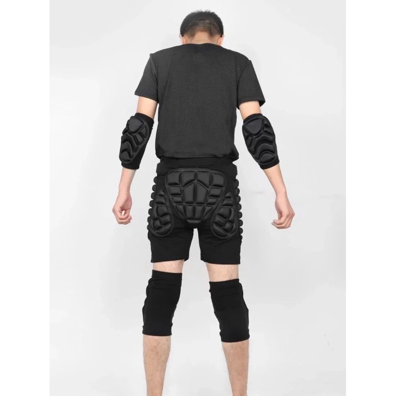 Kids Protective Hip Padded Shorts With Knee Pads For Ski Snowboard Skating 5