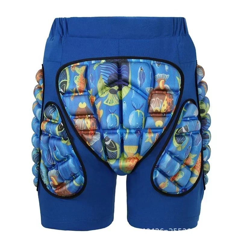 Kids Protective Hip Padded Shorts With Knee Pads For Ski Snowboard Skating 8