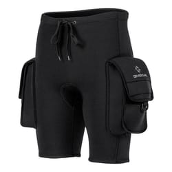 3mm neoprene wetsuit shorts with pocket for diving snorkeling surfing and winter swimming