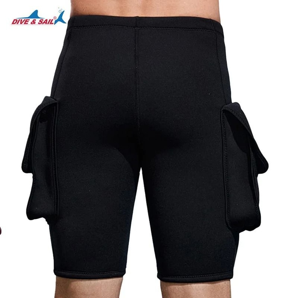 3mm Neoprene Wetsuit Shorts With Pocket For Diving Snorkeling Surfing And Winter Swimming 4