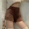 Womens Plush High Waist Velvet Shorts For Autumn And Winter Comfort 8